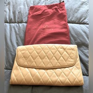 Cole Haan cream colored leather pocketbook